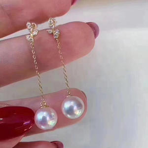 ต่างหูเงินแท้ S925 รุ่น Goddess พร้อมอุปกรณ์ DIY สำหรับประดับมุก ถาดเปล่าสำหรับใส่ลูกปัดขนาด 8-11 มม. รุ่น 20398 - Product Image 1