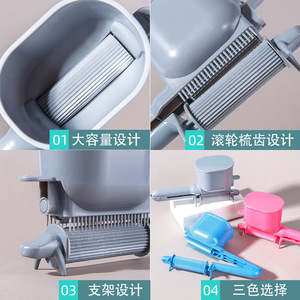 Herramienta automática para teñir el cabello con rodillo y cepillo, aplicación en un solo paso para colorear y decolorar el cabello - Product Image 3