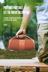 ข้อเสนอแนะที่ดีหวังว่าดาว H60 20W กลางแจ้งแบบพกพาลำโพงไร้สายกันน้ำแบตเตอรี่3000mAh ลำโพงแบบพกพา - Product Image 5