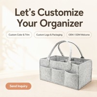 Sac à langer en feutre polyester personnalisé avec logo, pliable, pour maman, idéal pour les voyages et les activités de plein air, vente en gros OEM ODM