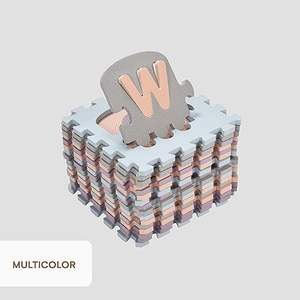 72 חתיכה קצף סט עם אלפבית ומספרים קטן רכבת צעצוע קומה מחצלת ליצירתיות לשחק מחצלות - Product Image 3