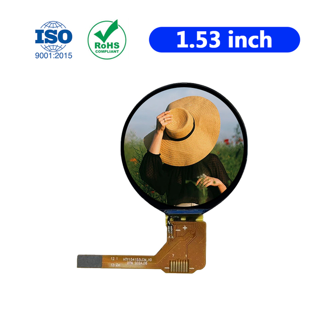 1.53 Inch 360x360 QSPI TFT LCD Display ST77916 Round Display