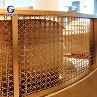 Rideau de plafond en maille carrée soudée, style rétro moderne, pour bar, couloir, entrée, cloison