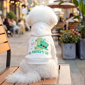 Sudadera Cómoda para Perros Pequeños y Cachorros de Gato, Estilo Primavera/Otoño, para el Primer Día de San Patricio, de PETCIRCLE - Product Image 1