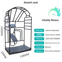 Équipement de fitness Huanyu LS20, rack d'étirement complet du corps à 360° avec barres parallèles simples, tractions universelles, usage commercial