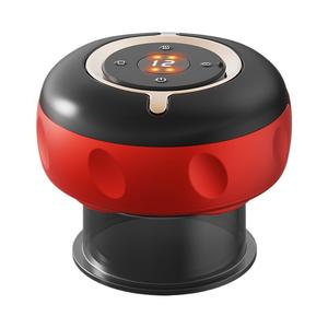 Appareil de ventouses électriques intelligent avec thérapie infrarouge rechargeable pour massage du dos et soins des méridiens - Product Image 1