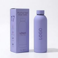 Gourde isotherme personnalisable en acier inoxydable 350 ml 500 ml avec logo sur mesure – Bouteille d'eau chaude et froide sous vide