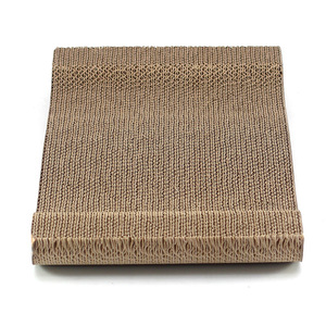 แผ่นกระดาษลูกฟูกสำหรับแมวข่วนเล็บ ลายเสือดาว ขนาด 48x26.5x5 ซม. ทนทาน ใช้ลับเล็บได้ สำหรับลูกแมวและแมวเป็นของเล่น - Product Image 2