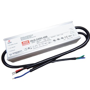 Original MEANWELL 40W to 600W HLG Series <strong>Led</strong> Christmas Tree Light <strong>Transformer</strong> <strong>Dimmable</strong> HLG-240H-48B - Product Image 1