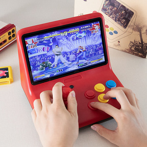 Nouvelle Machine de Jeu d'Arcade Double Rocker 2025 avec Grand Écran IPS de 9 Pouces, Petite Console de Jeu <span class=keywords><strong>A12</strong></span>, Pousse-Pièces - Product Image 3