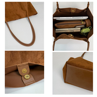 Sac fourre-tout en daim personnalisé voyage concepteur de luxe en cuir dame femmes sac à main pour femmes sac fourre-tout 2025 arrivée Top affaire classement AW01