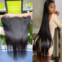 HD Cierre de encaje 13x6 13x4 4x4 4x1 Extensiones de cabello humano brasileño virgen crudo Nudos blanqueados 100% Virgen HD Cierre frontal de encaje