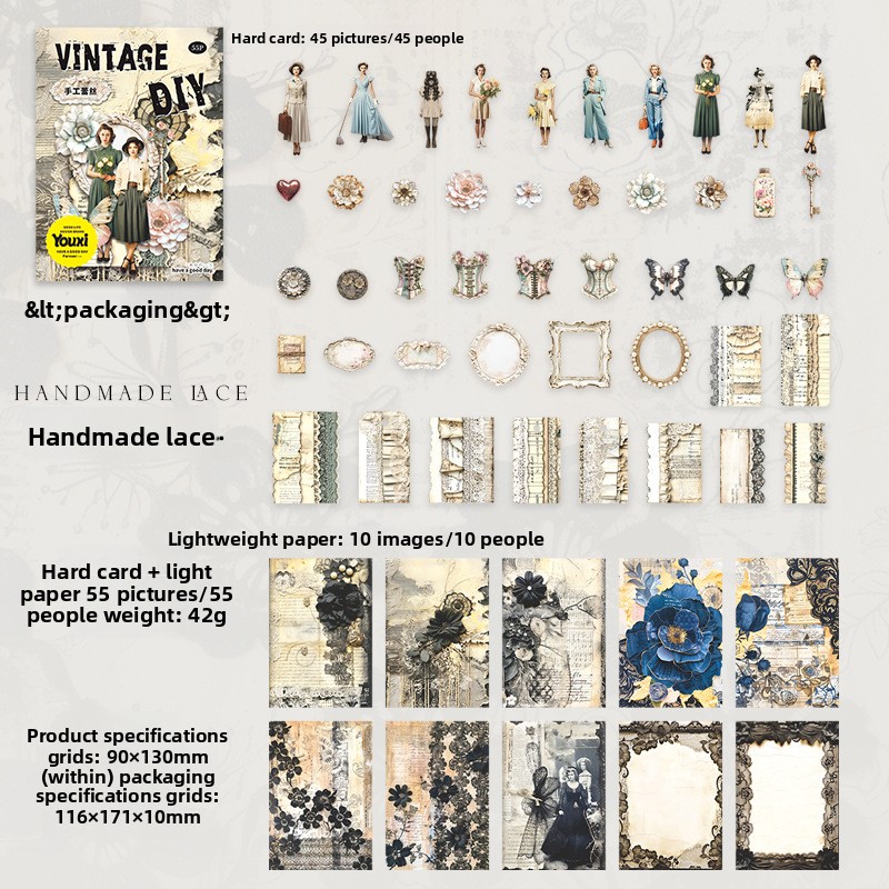 D Encaje hecho a mano blanco