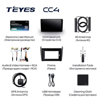 TEYES CC4 pour Volkswagen POLO 5 2008 - 2020 CarPlay Android Auto 2DIN Autoradio Radio de voiture Multimédia CarPlay
