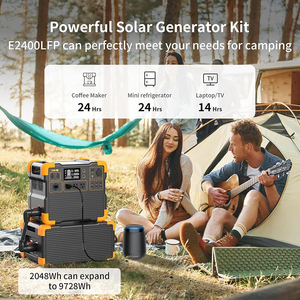 Estación de Energía Portátil Silenciosa E2400LFP de 2000W y 2048Wh, Batería Externa, Generador Solar, Carga para Automóvil, para Camping, Emergencias en el Hogar - Product Image 2