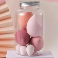 Échantillons disponibles 7 pièces éponge de maquillage cosmétique bouffée fond de teint éponges beauté oeuf poudre bouffées accessoires de maquillage femmes