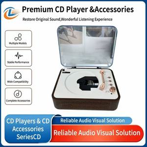 Reproductor de CD Portátil de Vinilo con Diseño Estético y Acabado en Madera, con Bluetooth 5.0 Inalámbrico, Ideal para Regalo de Cumpleaños para Niños - Product Image 6