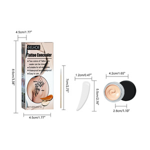EELHOE-Kit de correcteur de tatouage imperméable à l'eau clair et foncé-Lot de coton-tige pour marque brûlure cicatrice tache <span class=keywords><strong>vitiligo</strong></span> Chloasma - Product Image 6