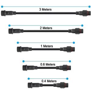 Kabel Ekstensi Strip LED Tahan Air 2pin 3pin 4pin 5pin Dengan Konektor Jantan dan Betina di Kedua Ujungnya - Product Image 2