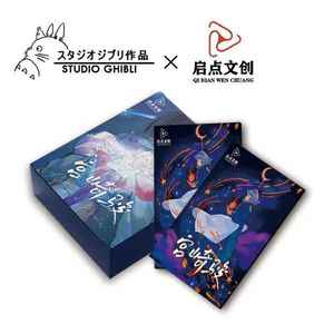 Set di Timbri da Collezione Qidian Cultural Hayao Miyazaki, <span class=keywords><strong>Gioco</strong></span> di <span class=keywords><strong>Carte</strong></span> da Tavolo, Regalo per <span class=keywords><strong>Bambini</strong></span> - Product Image 1