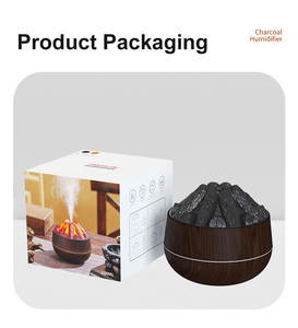 UK Humificador 300ml <b>Mini</b> Flame Volcano Aroma Diffuser Household Essential Oil Humidifier with 1-Year Warranty Innovative Design - Product Image 6