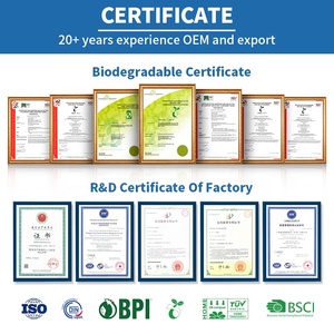 Louis 100% phân hủy sinh học & compostable tinh bột ngô thân thiện với môi chống rách không thấm nước Dây Rút Thùng rác túi rác trên cuộn - Product Image 6