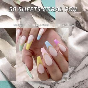 Lujosas pegatinas 3D de gel UV para manicura DIY, 16 pegatinas adhesivas completas para uñas, calcomanías curadas para arte de uñas y belleza. - Product Image 2