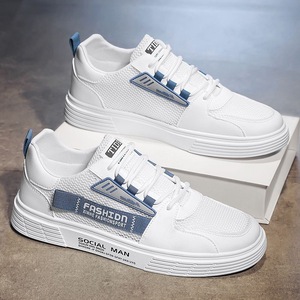 Chaussures d'été pour hommes New Breathable Student Trendy Versatile White Shoes Casual Board Shoes - Product Image 4