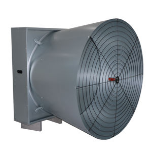 L'Attrezzatura di Ventilazione per Pollai e Allevamenti Avicoli Utilizza Ventole di Scarico Coniche con Pale in Acciaio Inossidabile - Product Image 1