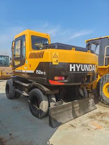 Excavatrice d'occasion Hyundai R150w-9 150w-7 150w 150wvs, Chargeuse sur pneus, Corée, 15 tonnes, avec grappin et attache rapide, Machines de terrassement - Product Image 1
