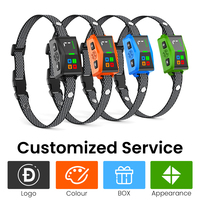 TIZE Ultraschall Hunde rinden halsband Magnetisches Laden Piepton Vibrations schock Hund Stop Barking Trainings halsband mit Schock
