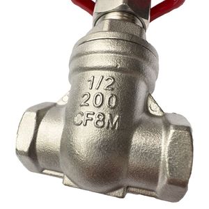 Bán buôn phổ biến van 304 Van cổng thép không gỉ bền dây Van cổng cho hệ thống đường ống - Product Image 4