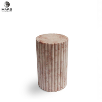 Table basse en marbre de haute qualité pour la décoration de la maison, cube en marbre, socle en marbre