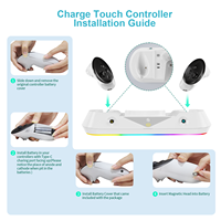 Support de charge pour casque et contrôleurs VR Station de charge rapide universelle avec indicateurs LED Protection contre les surcharges