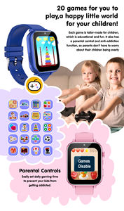 Reloj Inteligente Educativo con Pantalla Táctil XA36 para Niños y Niñas, Juguete con Cámara para Selfies, 20 Juegos Educativos y Contador de Pasos - Product Image 6