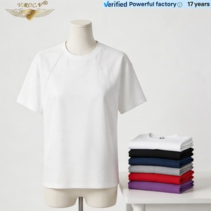 <span class=keywords><strong>T</strong></span>-Shirt da Uomo a Maniche Corte Raglan in Misto Lyocell, Poliestere e Spandex, Collo Tondo, Morbida ed Elastica, Casual e Basic per il Lavoro - Product Image 3