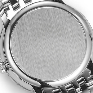Reloj de Pulsera de Lujo Personalizado para Caballero, con Esfera Azul Plateada, Caja de Acero Inoxidable, Fecha, Manecillas Luminosas, Mecánico Automático, Resistente al Agua - Product Image 3