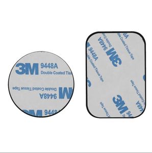 신제품 마그네틱 휴대폰 거치대용 메탈 플레이트, 범용 초슬림 블랙 메탈 디스크, 강력한 3M 접착 스티커, 원형 40mm - Product Image 1