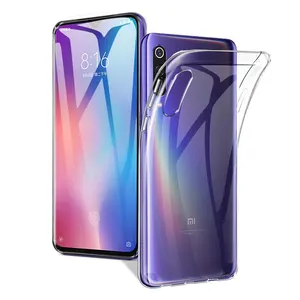 2019 Soft TPU สำหรับ Xiaomi Mi 9 / Mi 9 SE โปร่งใสปกหลังโทรศัพท์กรณีล้างป้องกัน Mi9 Global Version Mi9SE