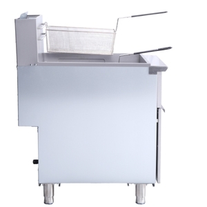 Высокопремиальная газовая фритюрница из нержавеющей стали с защитой от протечек для гамбургеров и кафе - Product Image 6