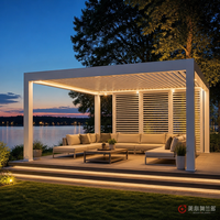 MEXIN Verrière quatre saisons en verre, structure en aluminium, panneaux isolants thermiques, pour jardin, patio, villa, terrasse, sur mesure