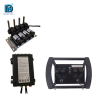 Control Remoto para Grúa, 4 Palancas, Embrague Mecánico Automático, Motor Hidráulico IP68, Control Remoto Inalámbrico para Grúa