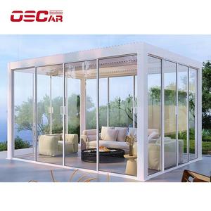 Gran independiente Patio trasero Pérgola Barbacoa y cochera 3X3M 3X4M 4X6M con sensor de lluvia Pérgola - Product Image 2