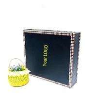 Emballage de costume de mariage à fermeture magnétique en forme de livre noir mat de luxe haut de gamme personnalisé en usine boîte-cadeau recyclable