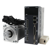 1.2kw AC servo motor de 220v pulso EtherCAT RS485 CANopen conductor 3000rpm 4N m alto par industrial servomotores con cable