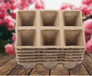 Pot de plantation biologique, Kit de semis biodégradables, plantes d'intérieur et d'extérieur, graines, coupelle de démarreur, plateaux de Germination, papier, pulpe, Pot de tarte - Product Image 4