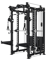 Rack d'entraînement complet pour la musculation, Appareil de traction assistée, Appareil de traction assistée à position basse, Appareil de musculation Smith à poulie, Équipement de fitness à domicile