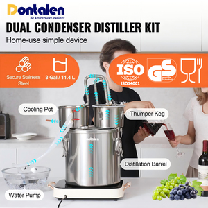 Kit de destilería Dontalen 8gal Premium Still, Cubo de destilación multiusos, bodega doméstica, Carnaval, juego de máquina de elaboración de cerveza <span class=keywords><strong>pequeña</strong></span> - Product Image 3