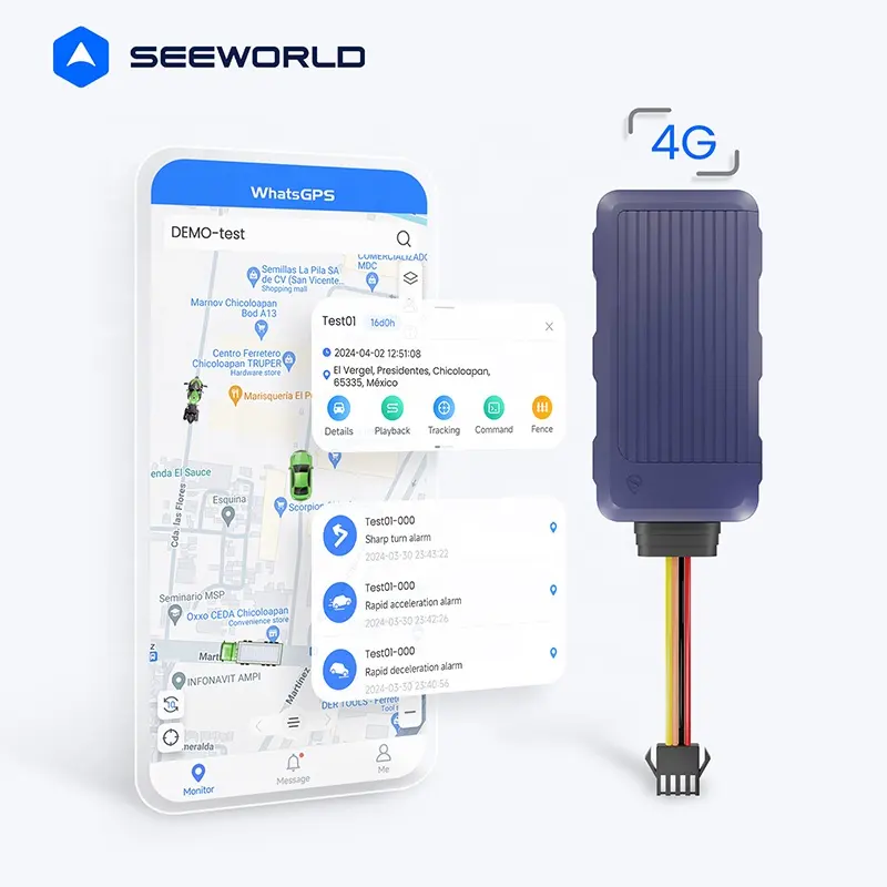 Không thấm nước rastreador 4G LTE Lora Thiết bị theo dõi xe đạp theo dõi xe máy xe ô tô GPS Tracker