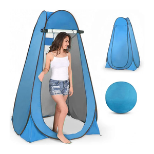 Tente <span class=keywords><strong>de</strong></span> douche <span class=keywords><strong>de</strong></span> camping portable en tissu Oxford double couche trois saisons, cabine <span class=keywords><strong>de</strong></span> change et <span class=keywords><strong>de</strong></span> douche extérieure pour l'intimité, vente en gros - Product Image 3